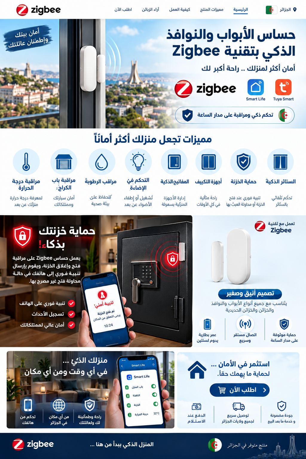 اكتشف جهاز حساب الابواب و الخزنات الذكي بتقنية zigbee